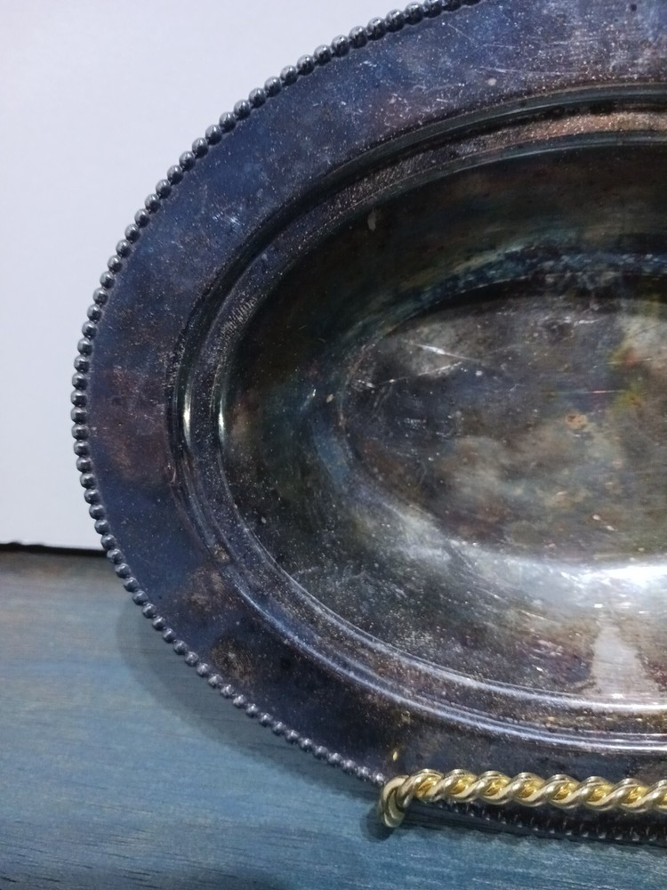 Beautiful 8" Silverplated Bowl - Gorgeous Toning