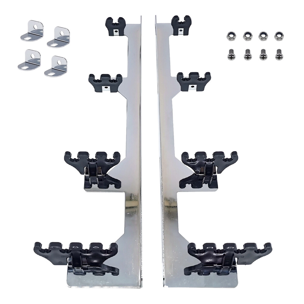 7mm 8mm 8.5mm Chrome Spark Plug Wire Separator Loom Kits CHEVY 350 454 FORD 7251