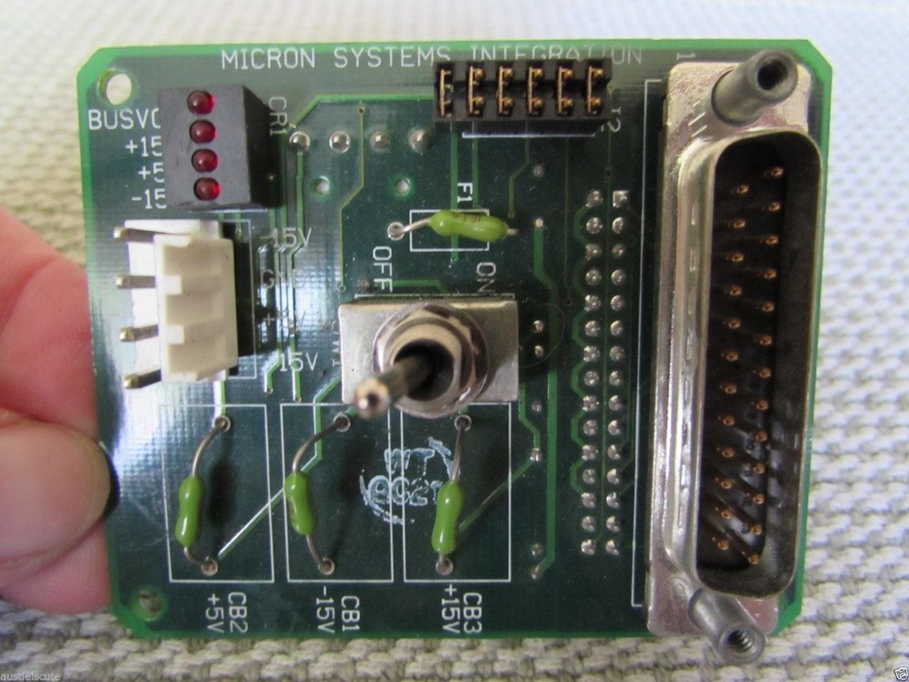 Micron Systems Integration I/O Interconnect Board PCB D2 Tester 01025-80002 RevE