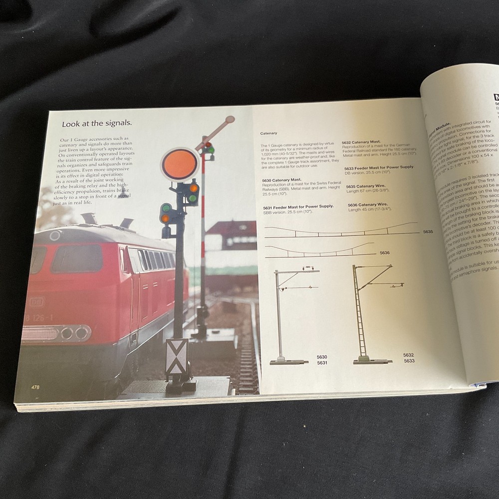 1997/98 E Complete Program MARKLIN HO TRAIN CATALOG & PRICE GUIDE - Good Cond.