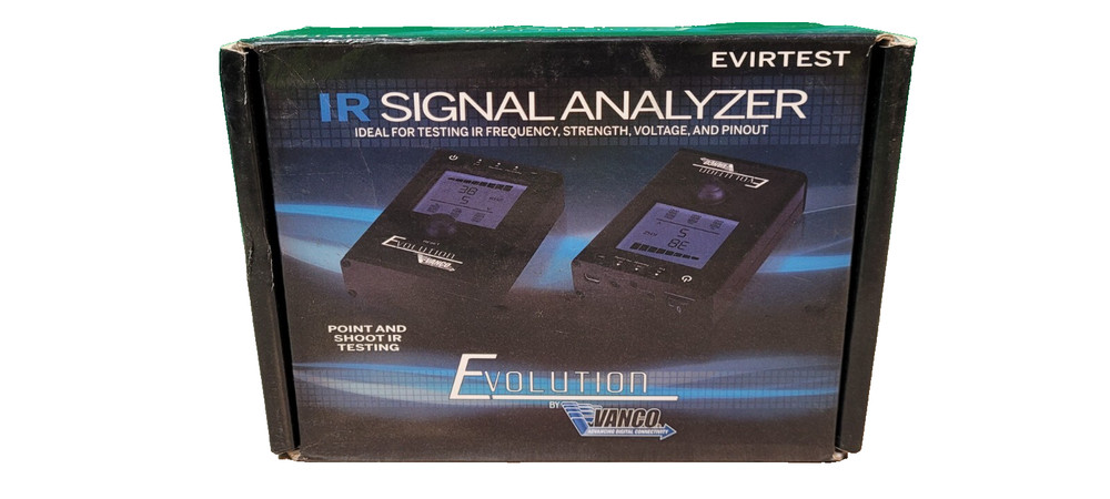 Vanco Evolution IR Signal Analyzer, Frequency, Strength, Voltage & Pinout NEW