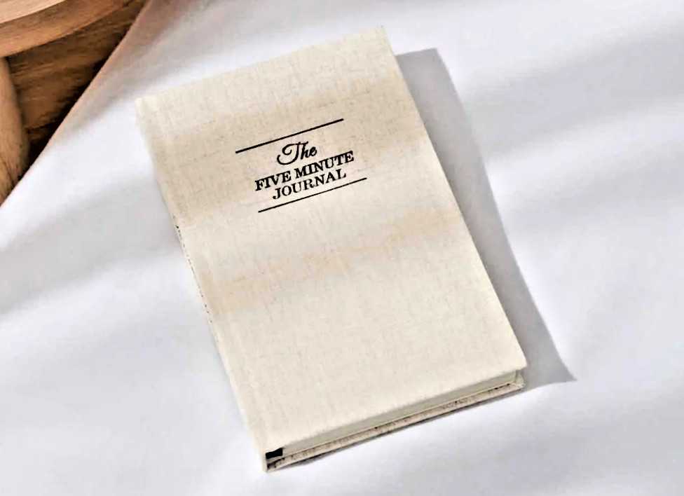 NEW The Five Minute Journal Hardcover Beige