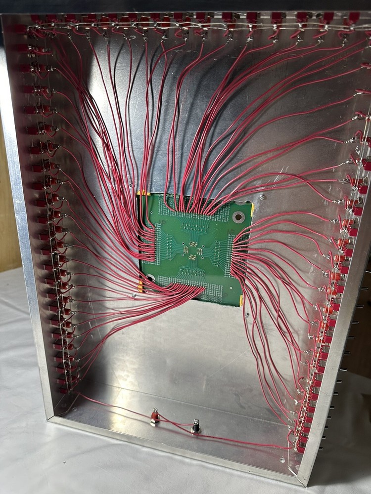 Vintage Texas Instruments Test Breadboard with LED & Switches