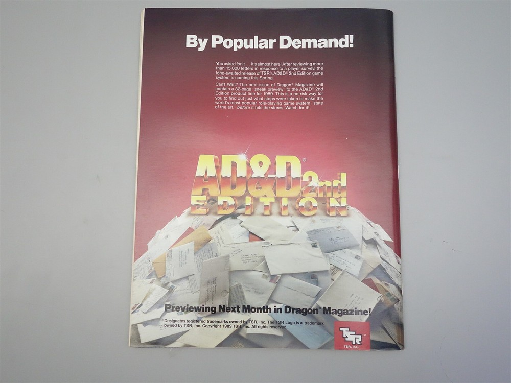 Dragon Magazine: Issue # 141 (TSR)