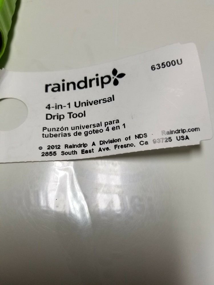 Raindrip 4-in-1 Universal Drip Tool 63500U NEW