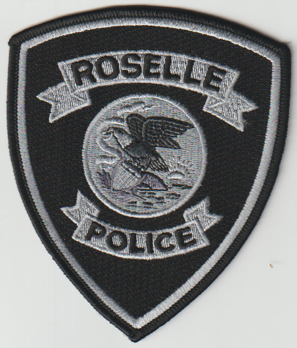 Roselle IL subdued non shield shape patch shipped from Australia