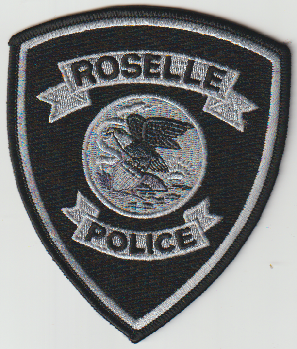 Roselle IL subdued non shield shape patch shipped from Australia
