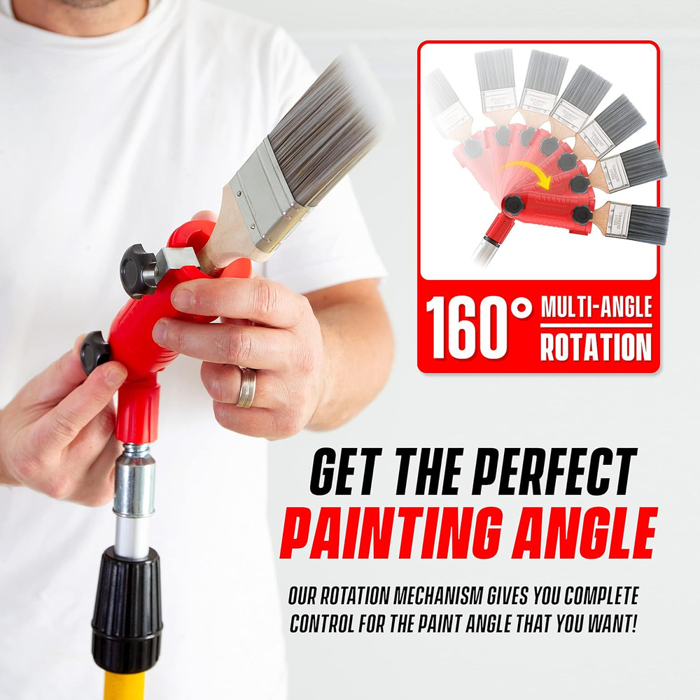 Multi-Angle Paint Brush Extender, Paint Edger Tool for High Ceilings | Paint ...