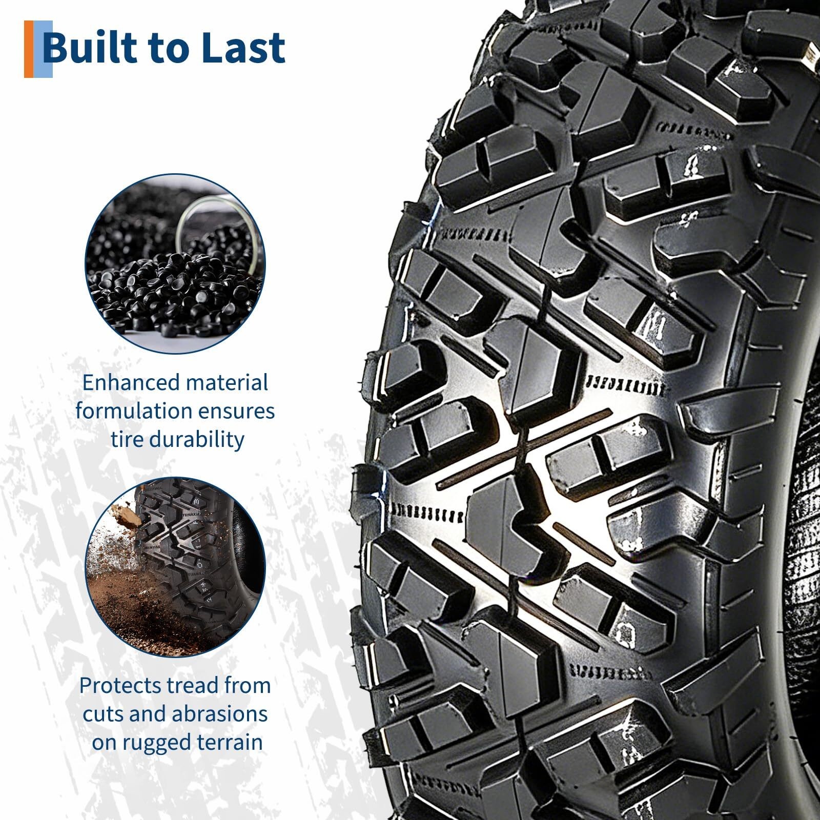 Set 4 27x9-14 27x9x14 & 27x11-14 27x11x14 ATV UTV All Terrain 6PR Mud Trail Tire