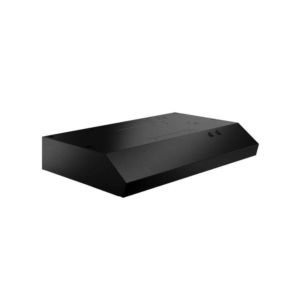 Vissani Arno 30" 240 CFM Under Cabinet Range Hood Black w Light Charcoal Filter