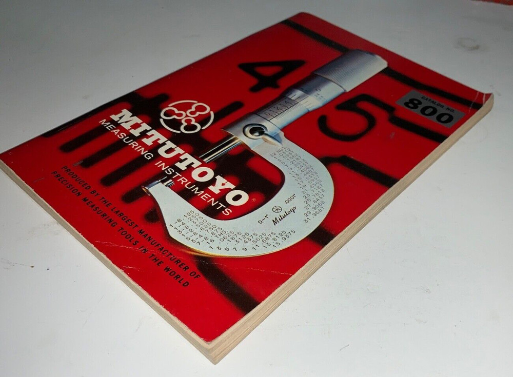 Mitutoyo Measuring Instruments Catalog #800, 1971