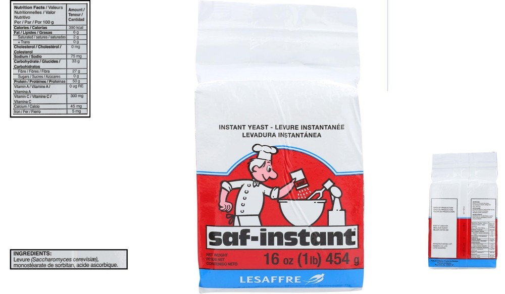 16-Ounce Instant Yeast – Fast-Acting, Reliable Baking Essential