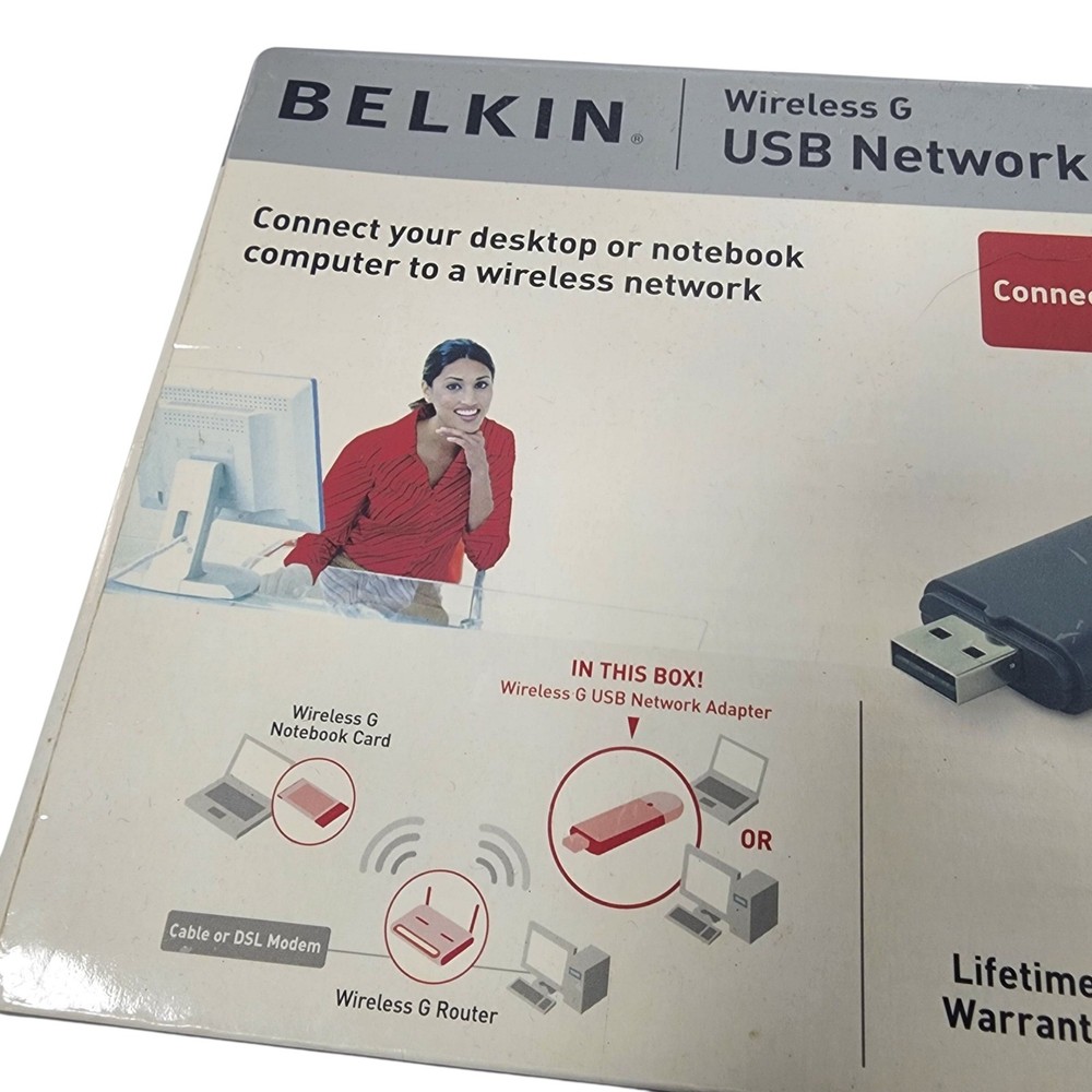 Belkin Wireless G USB Network Adapter Computer 80211b 80211g