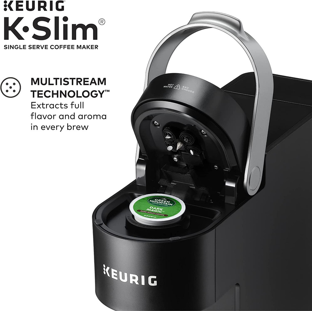 K-Slim Single Serve K-Cup Pod Coffee Maker, Multistream Technology, 3 Brew Sizes