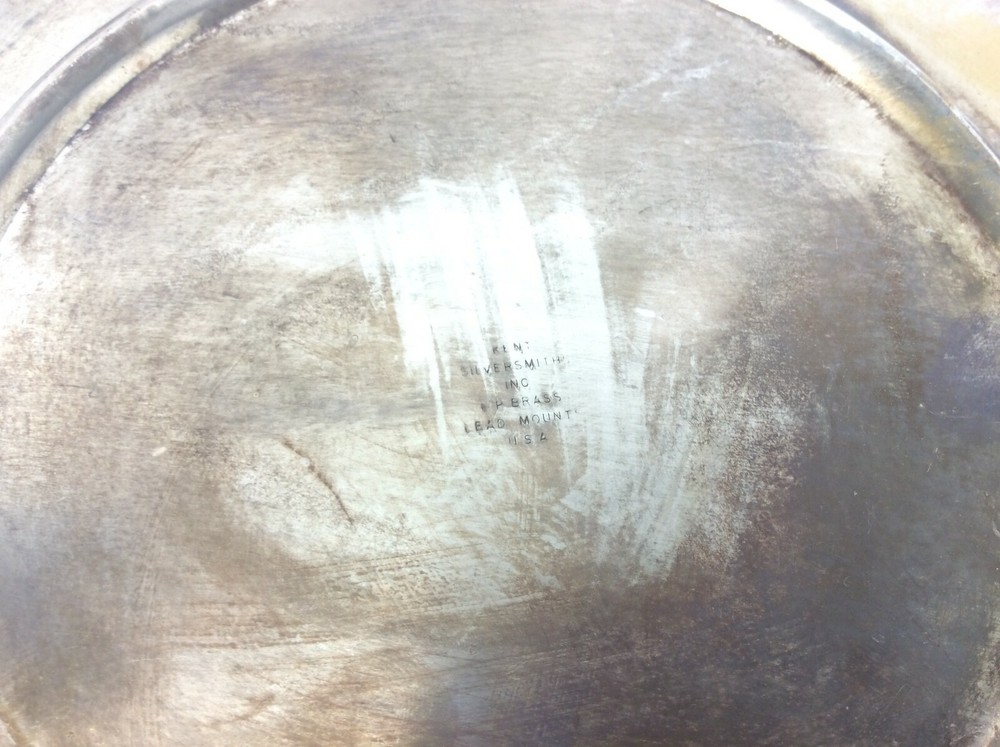 Used Meneses Orfebres Spain Kent Silversmith EP Brass Silverplate Serving Bowls