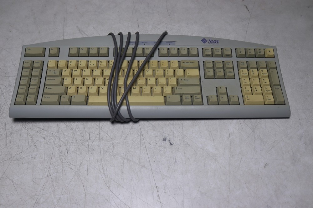Vintage Sun Microsystems 03A 3201271-01 Keyboard