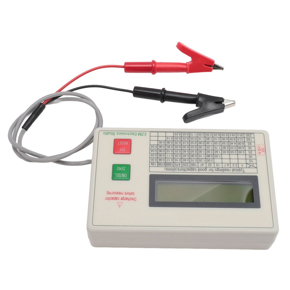 Meter Accurate Shutdown Function Portable Capacitance Tester Kit ⭐