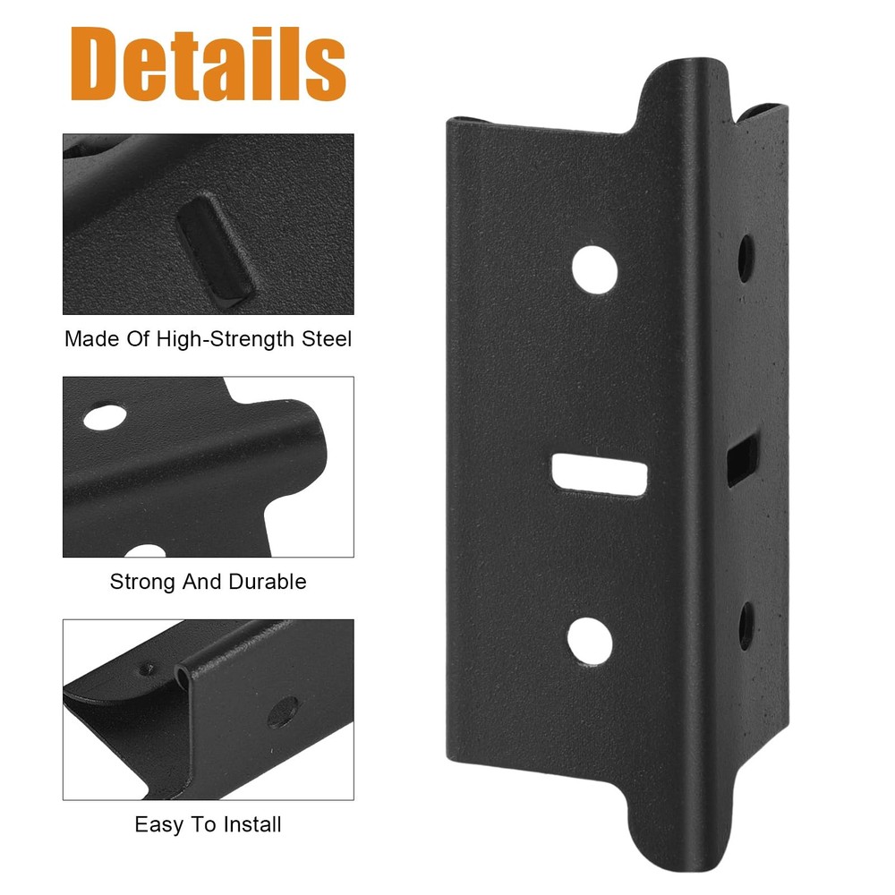 4 PCS Post Coupling Compatible With Muscle Rack Connector 1.25 Inch Coupler
