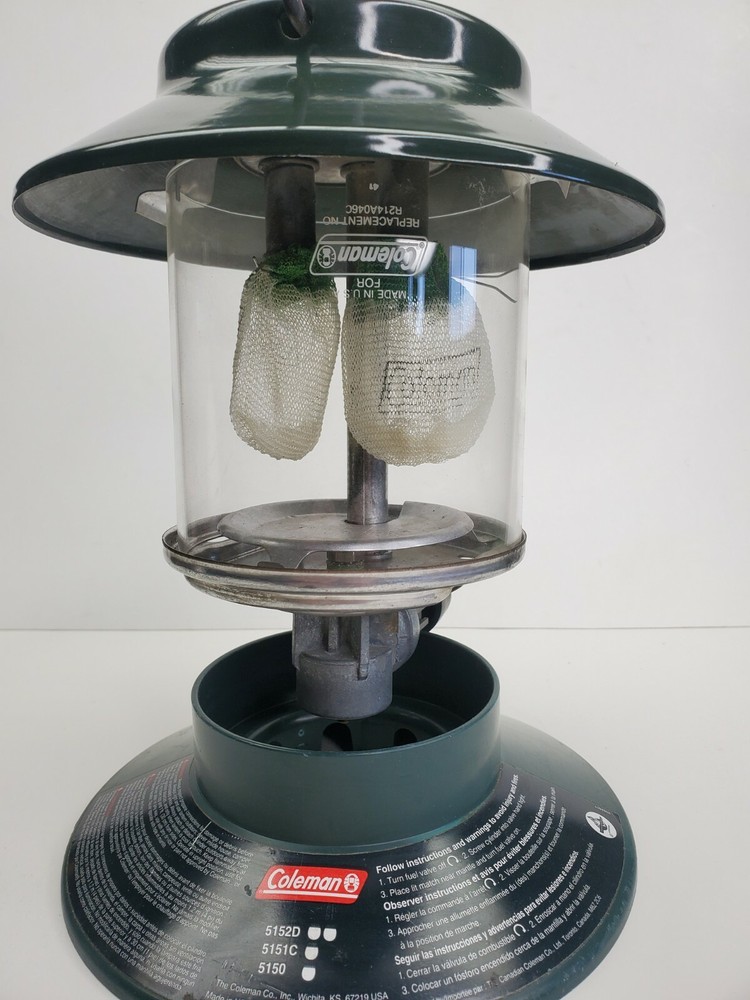 Coleman Propane Lantern With New Socks