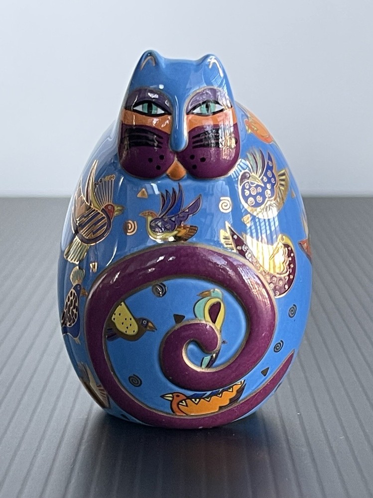 Vintage 1997 Laurel Burch-Fluttering Feline-Cat Egg