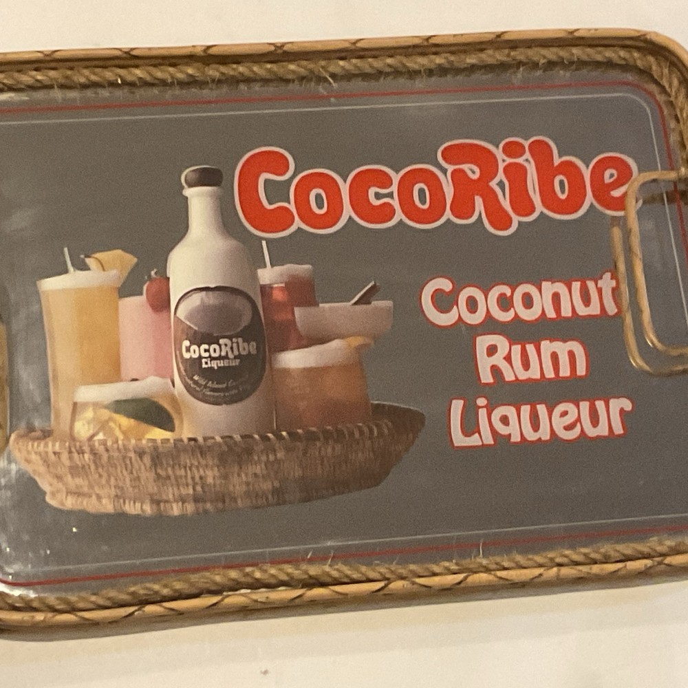 Coco Ribe Coconut Rum Mirror/ Serving Tray.