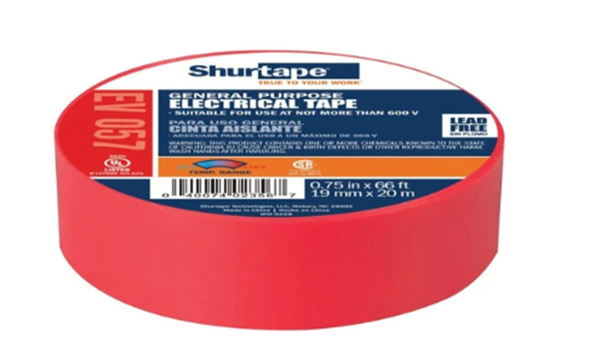 Electrical Tape Red 3/4"
