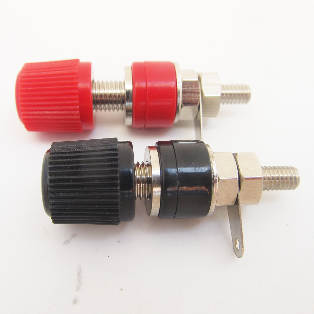 10pcs Brass Audio Speaker Terminal Socket Binding Post For 4mm Banana Plug