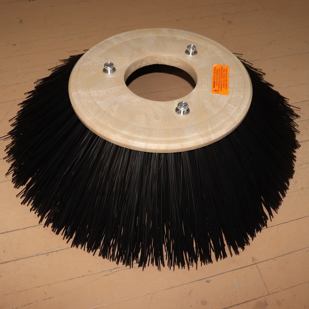 Malish Side Broom Poly 14" Inside x 3" Single Rows 842414PB
