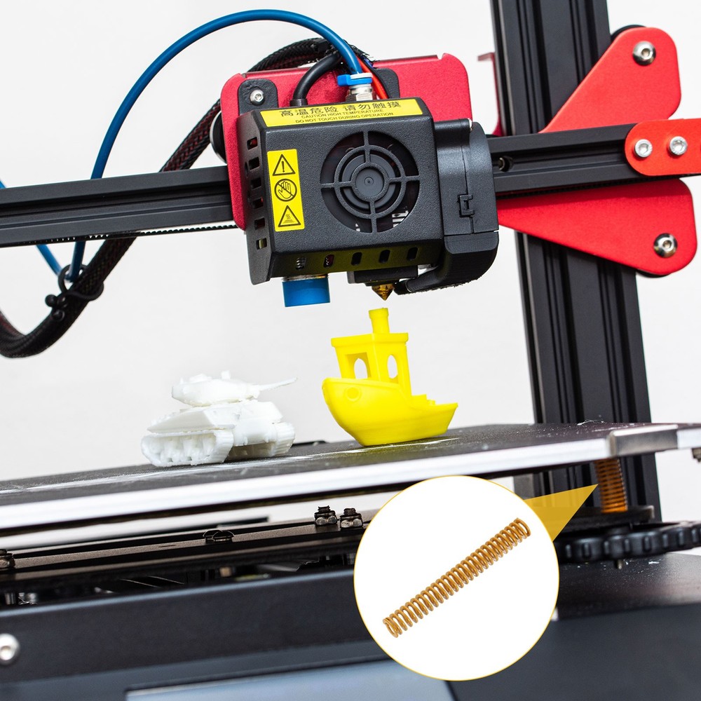 2pcs 3D Printer Heating Bed Spring, 8mm OD 60mm Length 3D Printer Parts