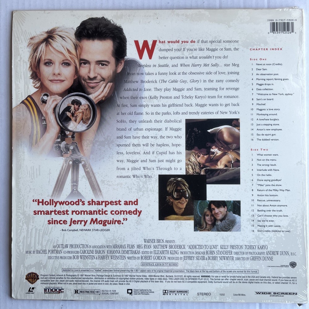 Addicted to Love (Laserdisc, 1997)