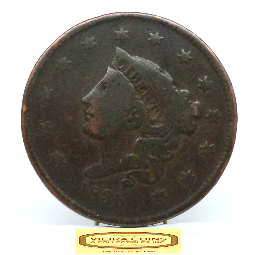 1835 Coronet Head Large Cent - #C54255NQ