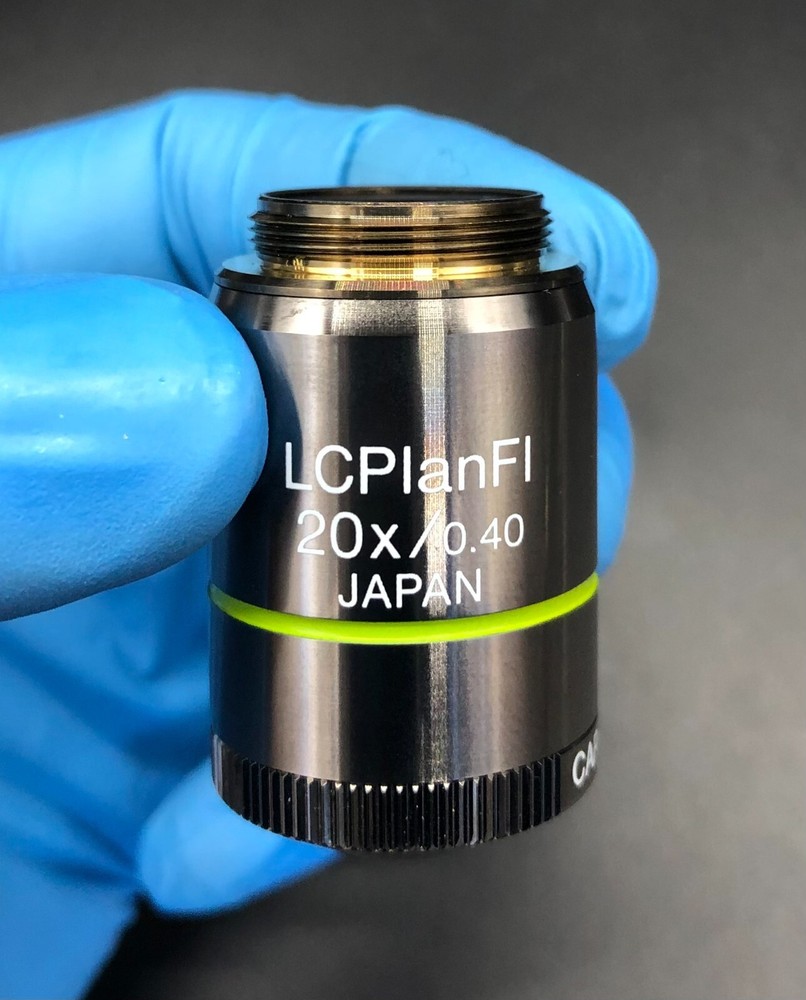 Olympus LCPlanFl 20x /0.40 ∞/ CAP-G1.2 ± 0.5 Microscope Objective Lens