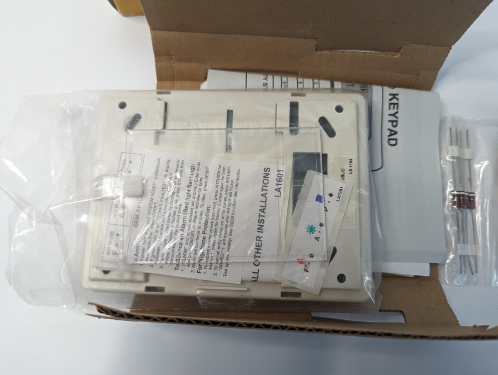 Napco Gemini Custom Alphanumeric Keypad GEM-RP1CAE New / NOS