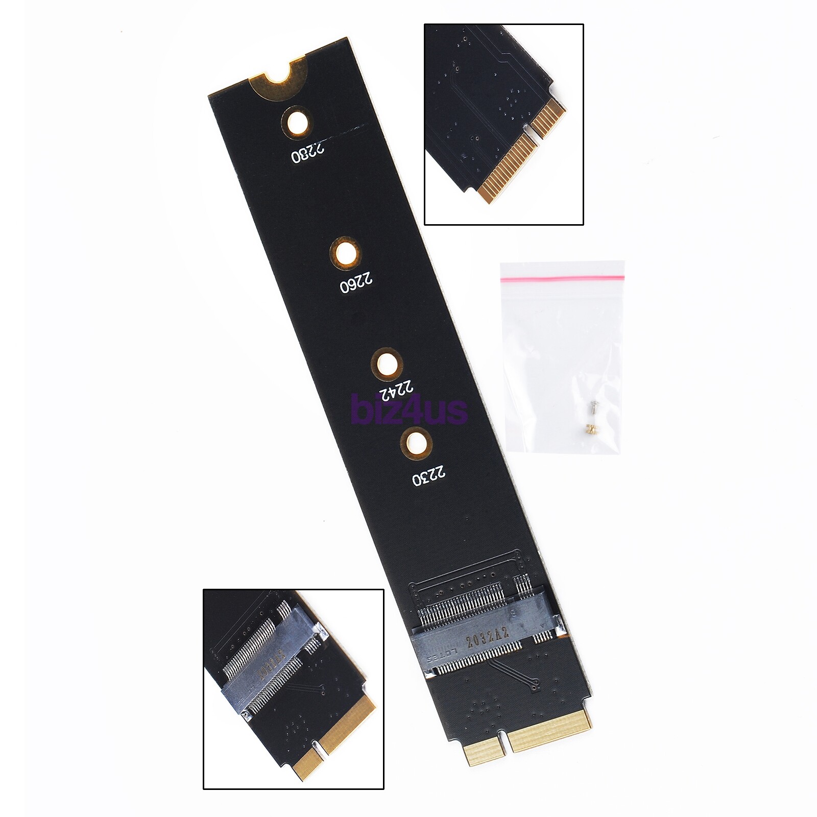 M.2 NGFF SATA SSD Converter Adapter Card For Apple 2012 MacBook Air A1465 A1466