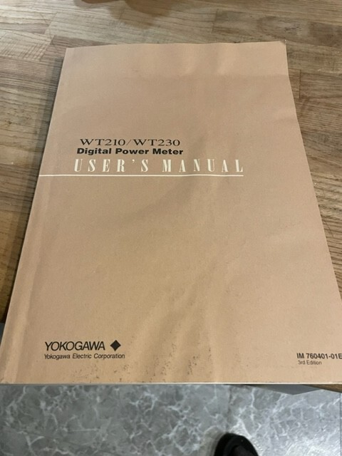 Yokogawa Digital Power Meter WT210