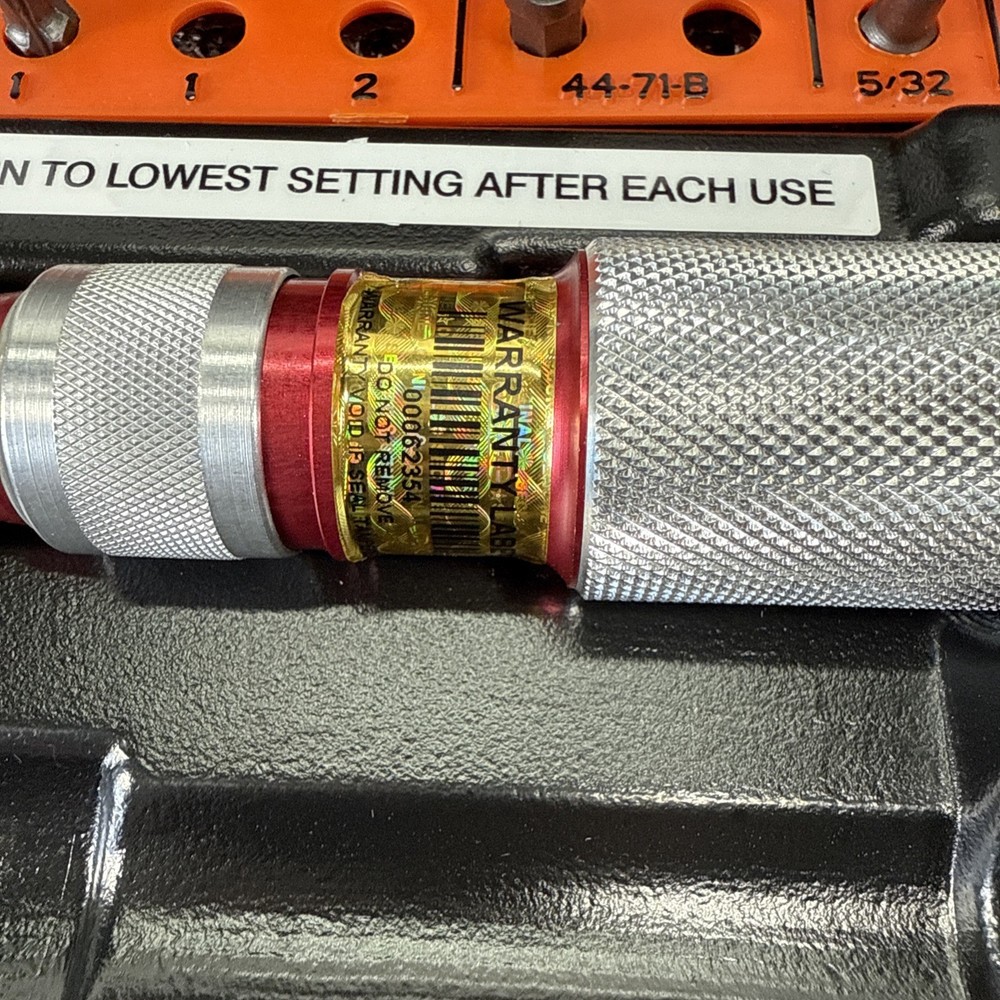 Utica KT-30 TS-30 Torque Screwdriver + Bit Set & Case USA