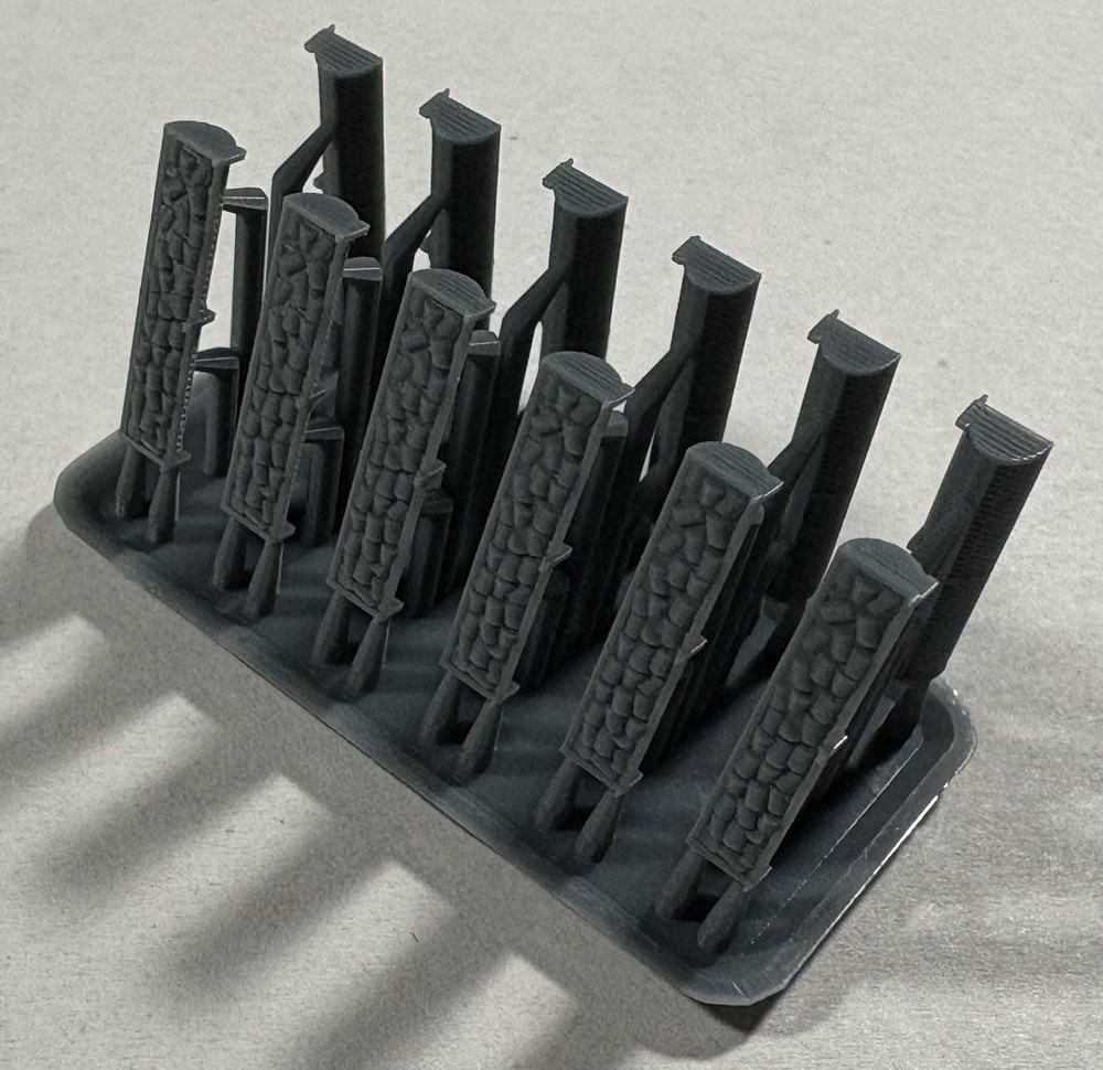 1/200 US Navy Floater Net Baskets X 12 3D Printed