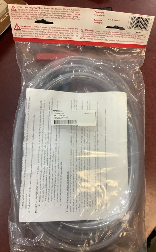 Siphon-Mate Transfer Pump BEC109PC
