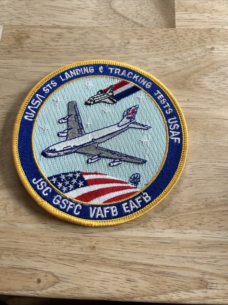 NASA STS LANDING & TRACKING TESTS USAF JSC GSFC VAFB EAFB PATCH SPACE SHUTTLE