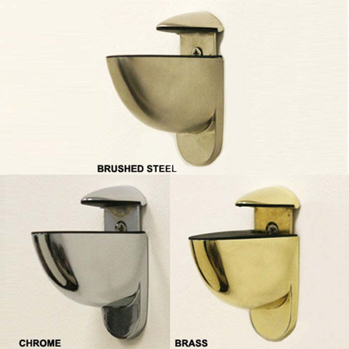 Shelf Bracket (Set of 2)- Chrome Finish