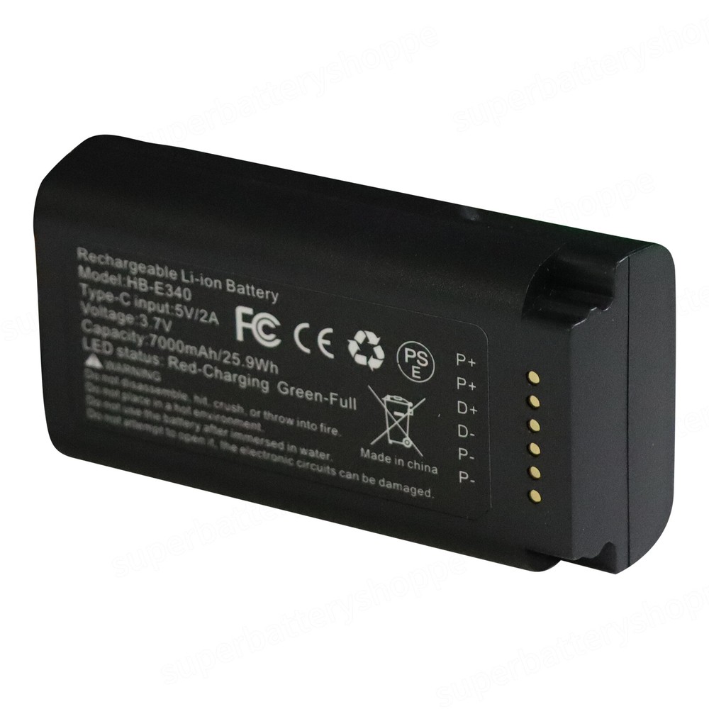 For Eufy Security Video Doorbell Rechargeable Battery Pack with USB-C E340
