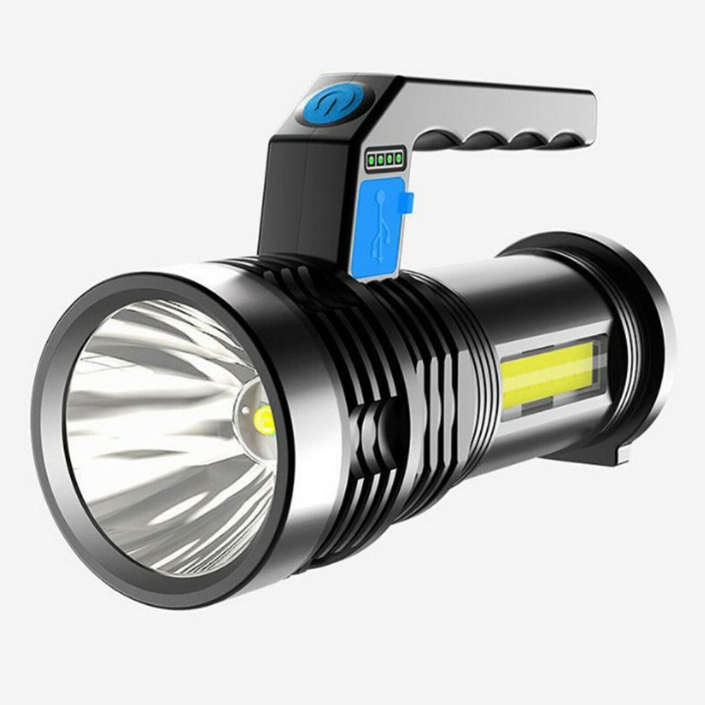 Super Bright 22000000LM LED Flashlight High Powered Torch USB Rechargeable Lamp