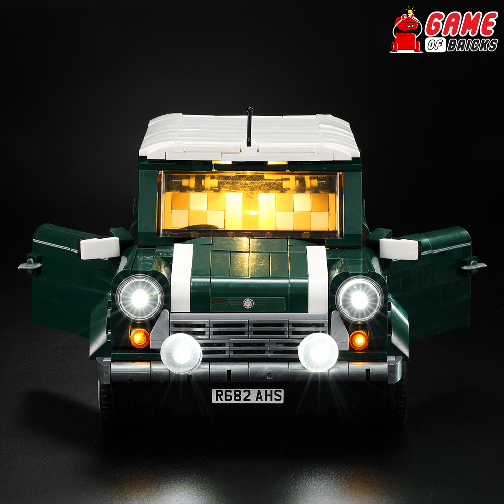 LED Light Kit for Mini Cooper - Compatible with LEGO® 10242 Set