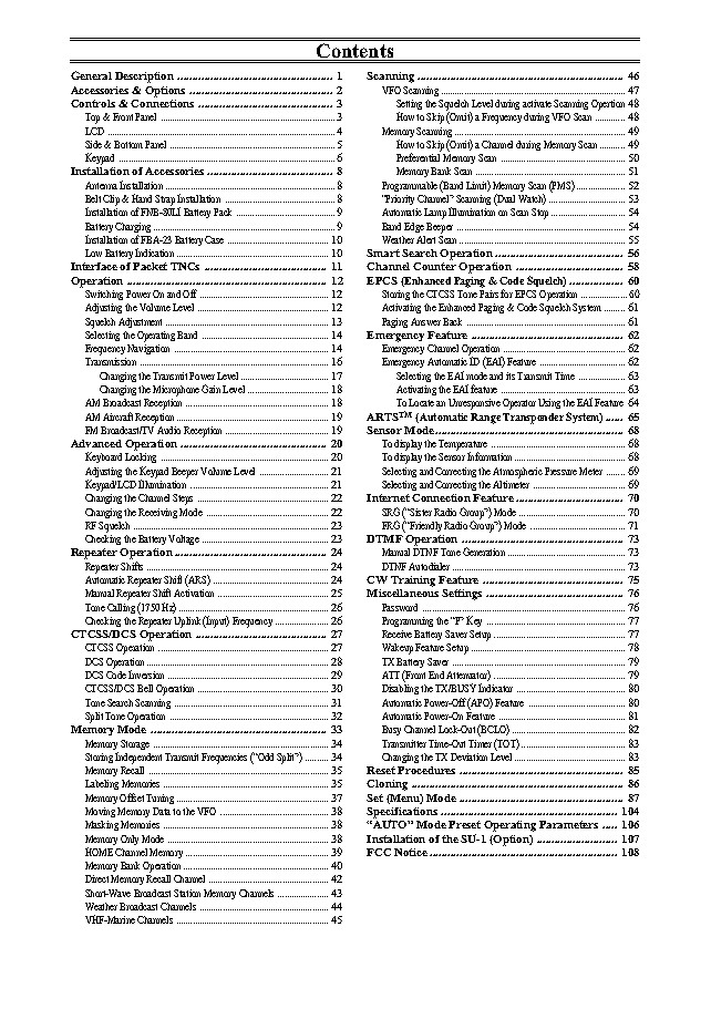 Yaesu VX-6R Instruction Manual Operating Guide Coil Bound