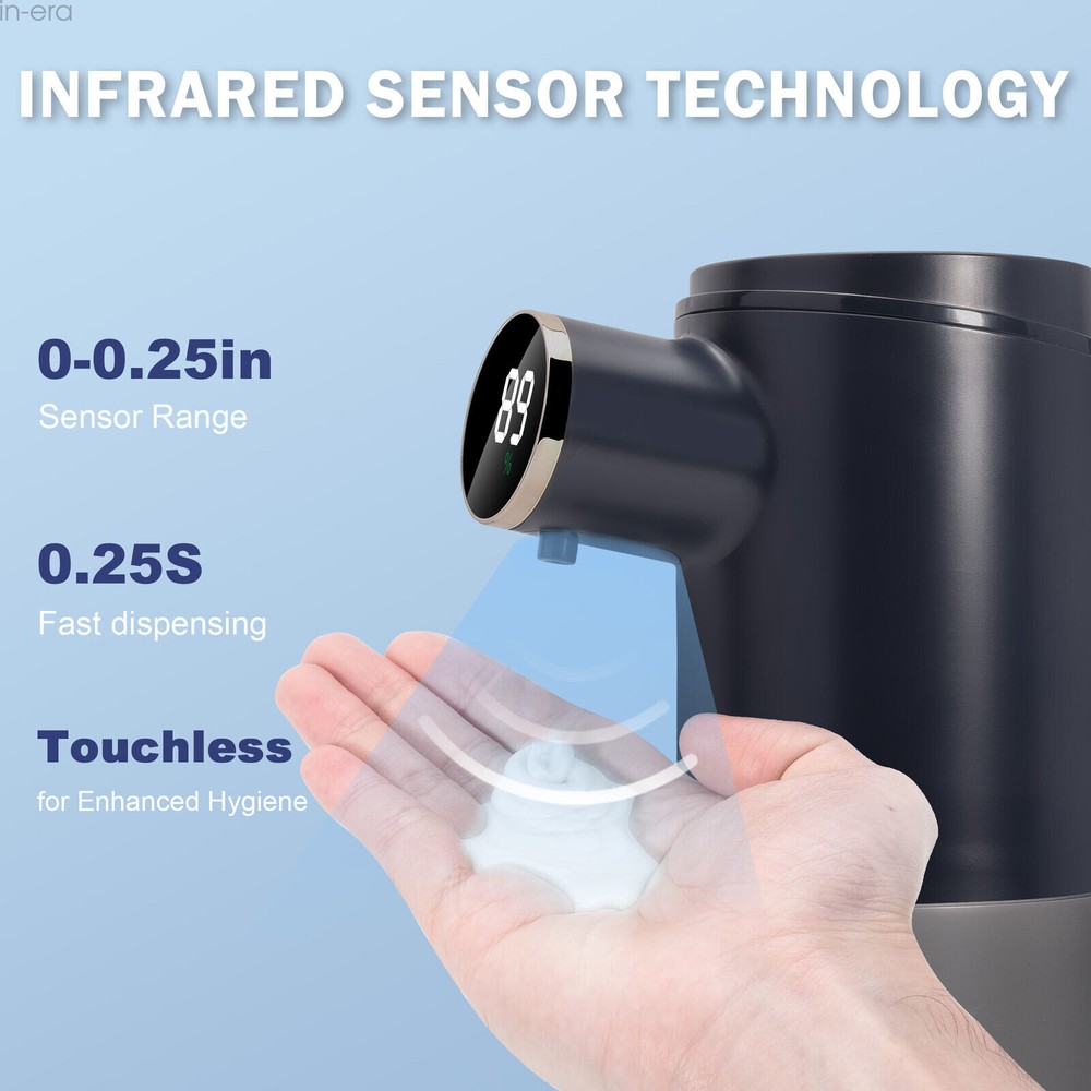 Automatic Liquid /Foam Soap Dispenser Volume Control Adjustable Rechargeable
