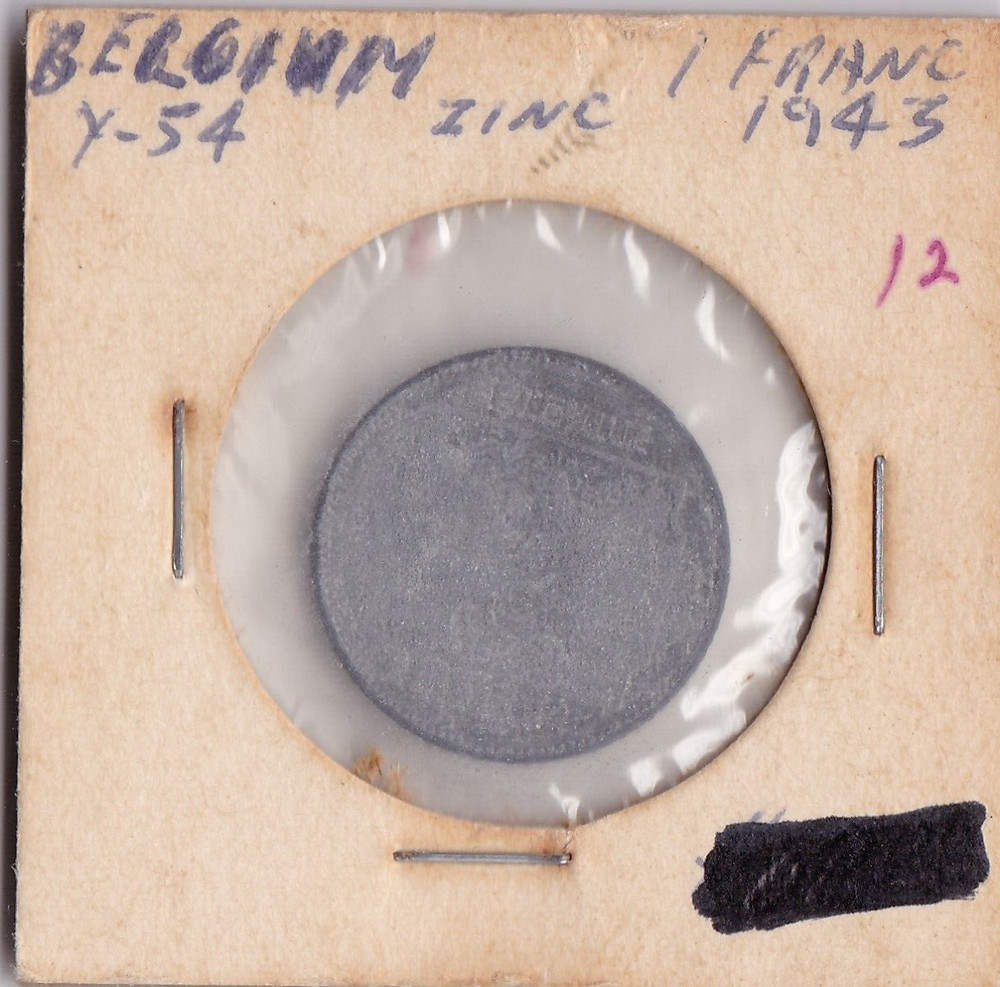 1943 Belgium 1 Franc L1