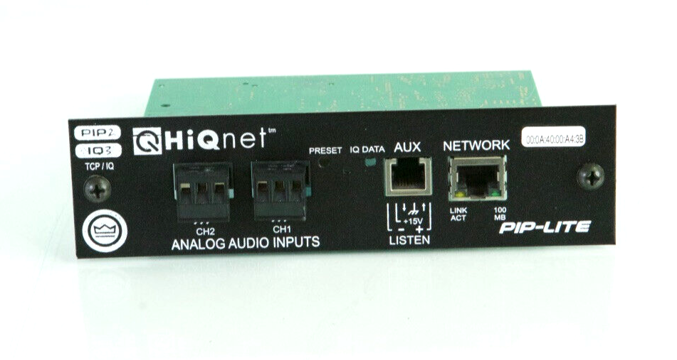 Crown PIP-LITE , IQ Programmable Input Processor Card m866