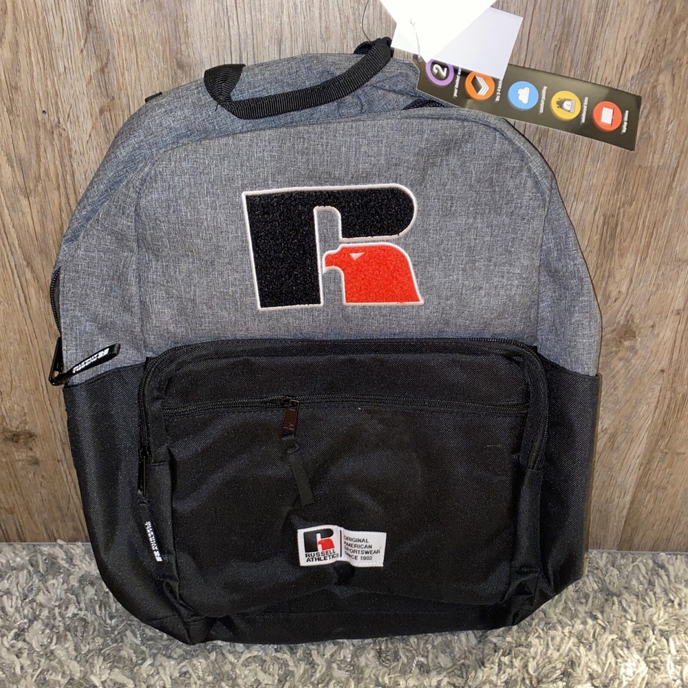 🔥NWT🔥 Russell Athletic 18” Backpack, Grey/Black