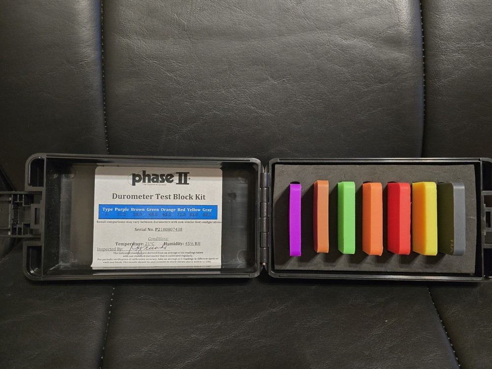 PHASE II PHT950-25C Shore A Durometer Test Block