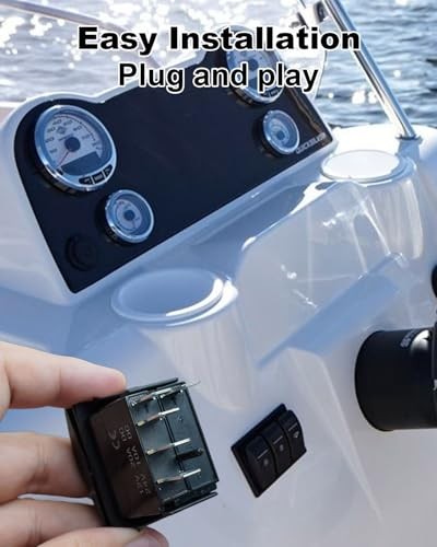 Replace 308-1062 Rocker Switch 5 Pin ON-Off, Remote Start Switch with